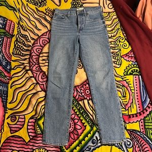 Madewell the Perfect Vintage Straight Leg Jean -28 Tall